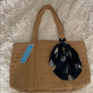 Draper James Straw purse never used